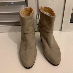 NEW Rag & Bone Suede Grey Newbury Ankle Booties